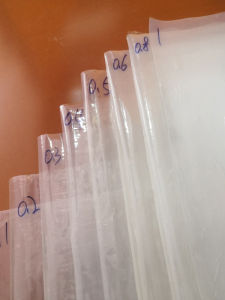 Ultra-Thin Silicone Rubber Sheet Flexible Sealant Material Customizable Thickness 01-08mm from Shenzhen Guangdong China