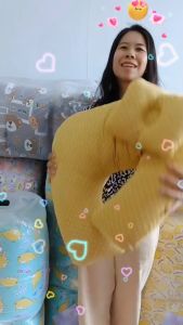 หมอนรองให้นม 👉รุ่น ใหญ่พิเศษ พร้อม หมอนรองคอ ผ้า DinoSmooth ถอดซักได้ กระชับ ลูกไม่ตก 62x60 cm. dinodinoo