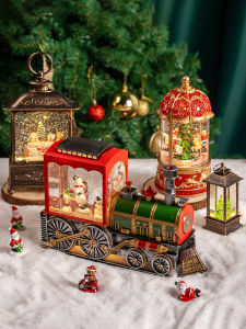 BEAUTY IN THE LIGHT | Rotating Santa Claus and Musical Christmas Decorations