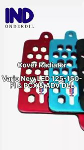 Tutup Cover Kipas Radiator Mesin Aluminium CNC Vario New LED 125-150 K60-K60R-K59-K69R 2015-2021-Techno Lama-FI & PCX & ADV