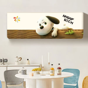 Vỏ Bảo Vệ Máy Lạnh Treo Tường Chống Bụi Đàn Hồi Phong Cách Hoạt Hình 2024 Mẫu Mới 15P2P Bảo Vệ Máy Lạnh Trong Nhà