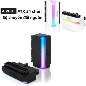 ATX 24 Pin Đến 90 Độ Cắm Điện Cho Bo Mạch Chủ Mainboard Mô Đun Cáp Cấp Nguồn Cổng Kết Nối