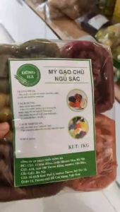 Mỳ chũ ngũ sắc gói 1kg nguyên chất 100%