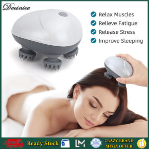 Electric Head Massager Body Massager Health Care Relax Shoulder Neck Deep Tissue Head Scalp Massage Kneading Vibrating Device