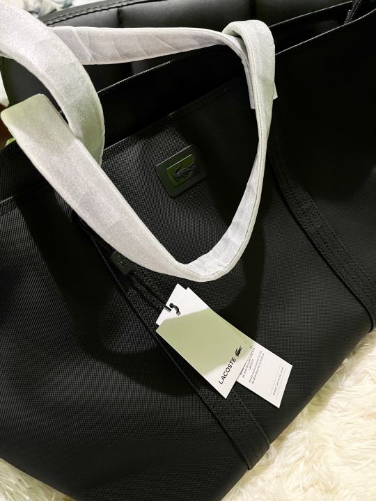 Lacoste large tote online bag