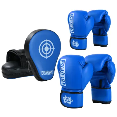TAEBEAT | Adult and Boy Boxing Sparring Gloves and Targets Set