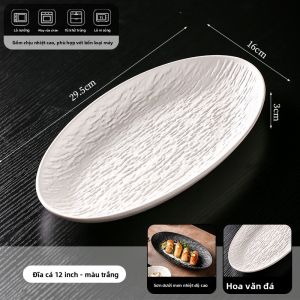 Mr.Snail | Đĩa Cá Dùng Để Hấp Gốm