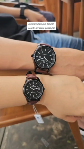 SEVEN MINUTE M761 COUPLE JAM TANGAN PASANGAN ORIGINAL KULIT TAHAN AIR