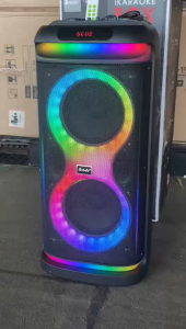 ลำโพงบลูทูธ รุ่น BTS-2099 ฟรีไมค์ลอย2/รีโมท1 กำลังขับ75W รองรับAUX TF USB BASS TREBLE GUITR MIC ดอก8นิ้ว2ดอก เสียบไมค์สายเพิ่มได้2เสียบกีต้าได้1 ปรับ-ปิดไฟได้ เสียงเบสแน่น ลำโพงพร้อมไมค์ร้องเพลง