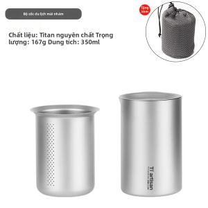 Tiartisan | Bộ Dụng Cụ Trà Titanium Du Lịch