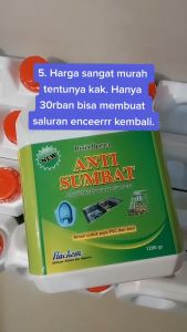 ANTI TERSUMBAT SUMBAT pembersih kamar mandi dan cairan anti mampet wc closet saluran air NACHEM