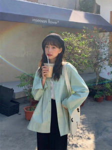 imimtuan | Áo Sơ Mi Nữ Vintage Form Rộng