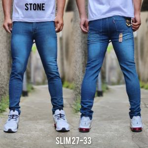 Celana Jeans Pria Slimfit Termurah Clana Jins Cowok Pensil Pakaian Laki Laki Keren Trendy