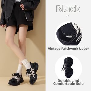 Josiny | Breathable Thick-Soled Platform Sneakers