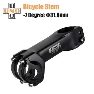 UNO Stem Ultralight 7 Degree 31.8*70/80/90/100/110/120mm Bicycle Handlebar Stem For 28.6mm Front Fork 31.8mm Handlebar Accessories