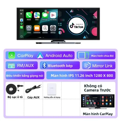 Màn Hình Android Carplay Develuck 11.26 Inch Với WiFi Bluetooth Hỗ Trợ Android Auto Đầu Phát Đa Phương Tiện Hỗ Trợ YouTube Netflix