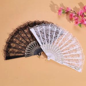 Jiaxun | White Feather Fan For Dance and Show Retro Elegant Style