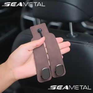 Móc treo đồ ô tô SEAMETAL Ghế Ô Tô Móc Bảo Quản Da Lộn Ghế Tựa Đầu Móc Treo Đa Năng Móc Xe Ô Tô