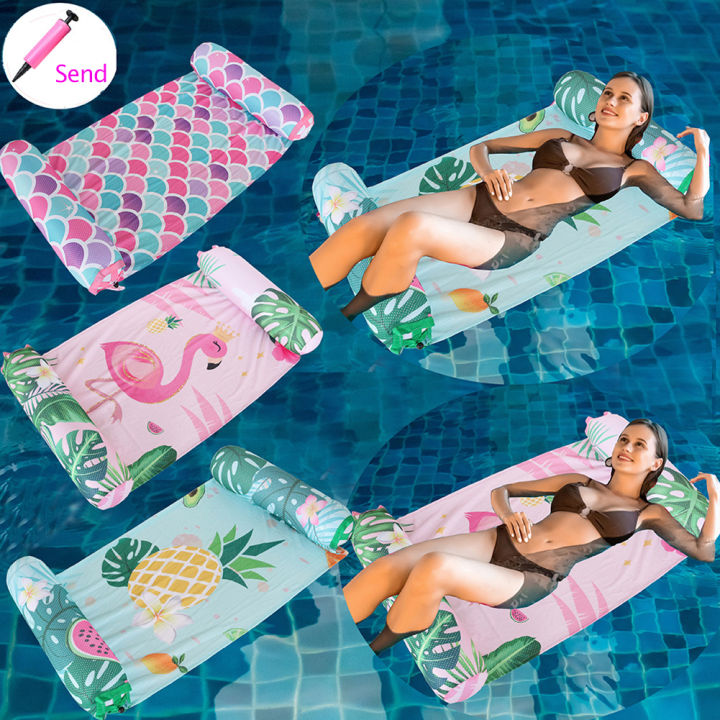 Floating Water Hammock Foldable Water Floating Bed Comfortable