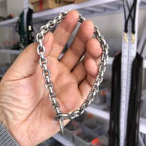 Small Size Dogs P Chain Bite-Proof Protector Snake Chain Collar Jack Miniature Pinscher Teddy Bi Neng Special Dog Leash Collar Steel Chain