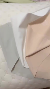 3&6pcs Mid Waist Panty Ice Silk Seamless Underwear Womens Pure Cotton Antibacterial