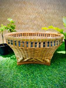 กระบุง กระบุงโปรยทาน ทาเคลือบเงา