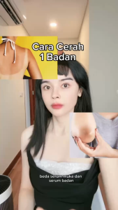 GLUGHAVA PUSAT All Variasi Body Serum - Body Whitening Glow Up 10%Niacinamide 3%Tranexamic Acid