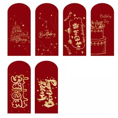 New Creative European Style Birthday Greeting Red Envelope Thousand Yuan Lucky Money Bag Elegant Forest System Girl Friend
