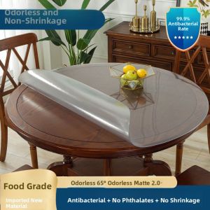 QIAOSHE | Transparent Waterproof Easy-Clean PVC Table Cloth