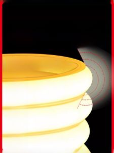 Outdoor Waterproof LED Strip Lights 220V Super Bright Self Adhesive Linear Home Living Room Ceiling Mounted Atmosphere COB Strip