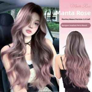 MONLEYTA | Full Head Wig Women Natural Looking Long Curling Hair Extensions No Need To Wear A Cap Daily Whole Wig Fake Hair Piece