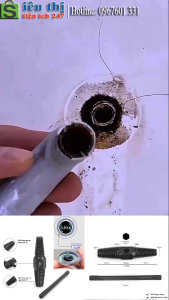 Bộ Vặn Ren Gãy Taro Ren 2 Đầu Xử Lý Gãy Ren Ống Nước TI0573