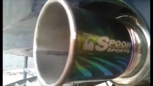 KNALPOT MOBIL BAS RACING SPON BLUE SERIES