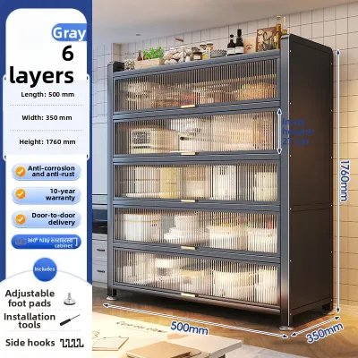 DIBIOU | Multi-layer Dustproof Floor Storage Cabinet