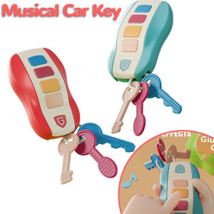 Baby Toy Musical Car Key Pretend Play Baby Vocal Music Toys Smart Remote Car Educational Toys for Children Gift for Newborn