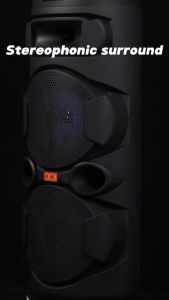Supermax BK 8801 8.5 X 2INCH Karaoke Portable Party bluetooth Wireless Speaker with 1/2 wireless microphones