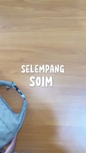 Selempang SOIM C71 Tas Wanita - Slingbag Berbahan Parasut Premium Furing Full Embos Brand