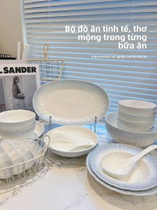 JINGDITAOCI | Aesthetic Underglaze Tableware Set