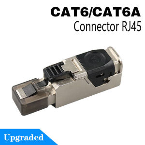 Vention | CAT8 STP RJ45 Connector CAT7 CAT6A Reusable Ethernet Termination modular Plug Shielded Modular Zinc alloy Field Termination Plug