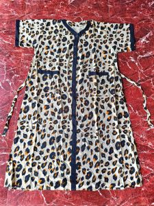 Dress piyama jumbo macan Ld 125 cm Rayon tebal busui