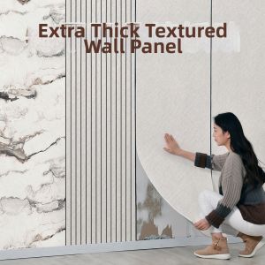 TAISEN | Thick Stereoscopic Grid Wallpaper Waterproof and Moisture-Proof Wall Decor