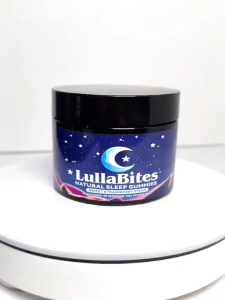 LullaBites Natural Sleep Gummies - Easy Goodnight - Works Well for Sleeplessness - High Stress Relief - Cant Sleep