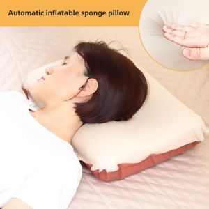 Traveling Pillow Portable Inflatable Pillow Outdoor Camping Adult Outing Travel Fantastic Cover Compression Sleep Foldable Inflatable Pillow