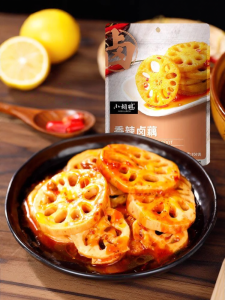 XIAO HU DUCK | Crispy Spicy and Sour Lotus Root Slices Snack 308g