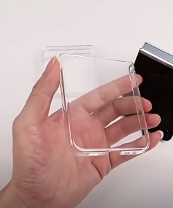 SAMSUNG เคสโทรศัพท์มือถือพีซีกันกระแทกแบบใสสําหรับ ซัมซุง Z พลิก 6 5 4 3 เคสแข็ง