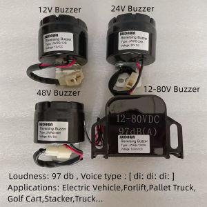 DC 12V 24V 48V 72V 80V Backup Buzzer Warning Reversing Alarm Hummer for Electric Forklift Pallet Truck Stacker