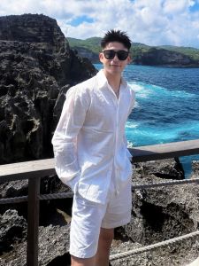 ZHUOCAN | Summer Casual Beach Vacation Flax Rayon Shirt Long Sleeve