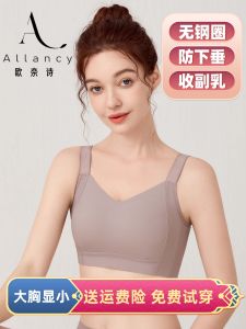 Adjustable Full Cup Bra Ultra Thin Anti-Sagging for Large Breasts Conceal Side Breast European Style Underwear Allancy