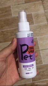 Xịt khử mùi hôi răng miệng Chó Mèo Dorrikey chai 120ml (mẫu mới) - Hara Pet Store