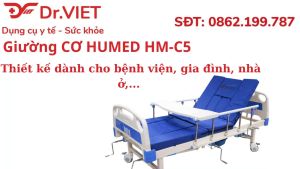 Giường cơ đa năng 5 tay quay HUMED HM-C5